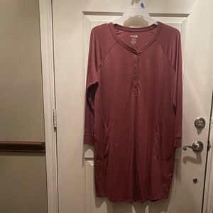 Wool&/Wooland 1X Georgia Henley Dress